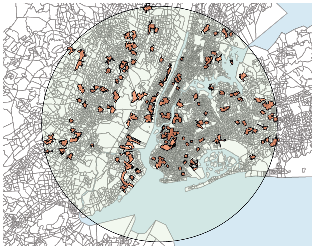 Figure 1. The Geography of Gentrification in New York, 1990-2000