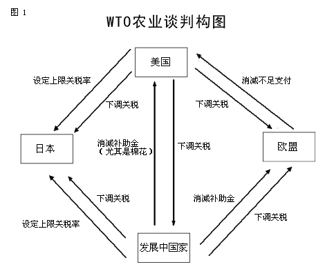 图1 WTO农业谈判构图