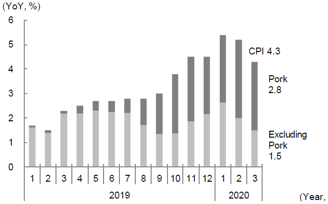 Figure 5. Changes in the Consumer Price Index (CPI)