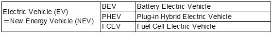 Table 1 Classification of EVs in China