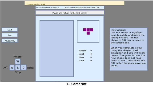 Figure 1 A screen image for collaborative counting task (example)