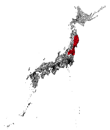 Figure 1. Areas Damaged by the Great East Japan Earthquake Figure 1. Areas Damaged by the Great East Japan Earthquake