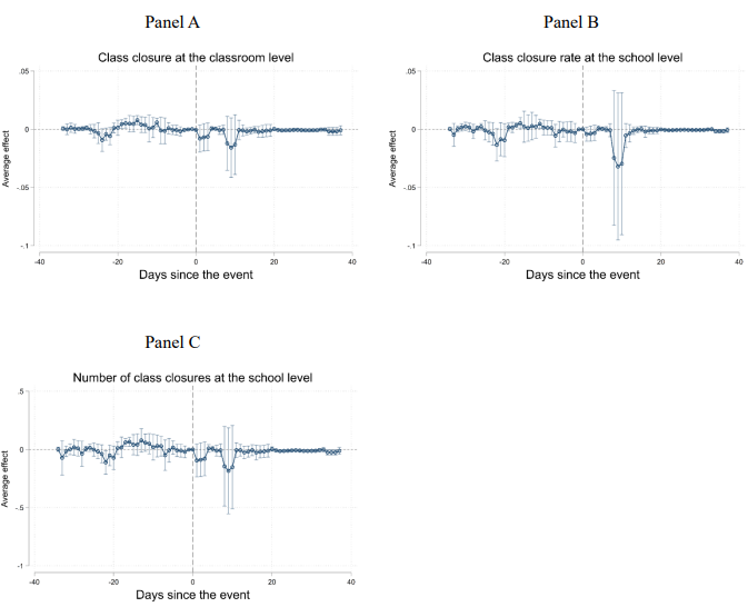 Figure: Results of the Event Study Analysis