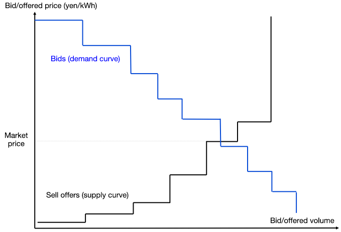 Figure2. Conceptual Figure of a Wholesale Electricity Auction Market