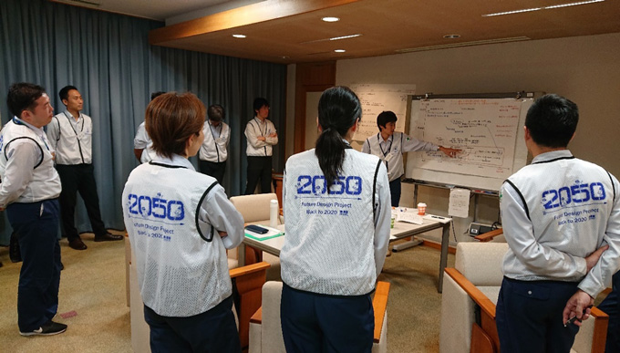 Future Design practice by Organo employees (FY2019) Future Design practice by Organo employees (FY2019)