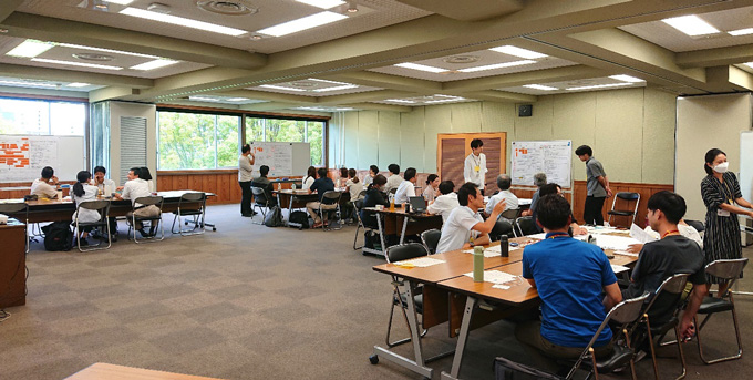 Future Design practice by members of 22 industrial, academic, and government organizations (“Future Design Subcommittee for Carbon Neutrality,” Kinki Regional Committees on Energy Supply and Demand and Prevention of Global Warming, FY2024) Future Design practice by members of 22 industrial, academic, and government organizations (“Future Design Subcommittee for Carbon Neutrality,” Kinki Regional Committees on Energy Supply and Demand and Prevention of Global Warming, FY2024)