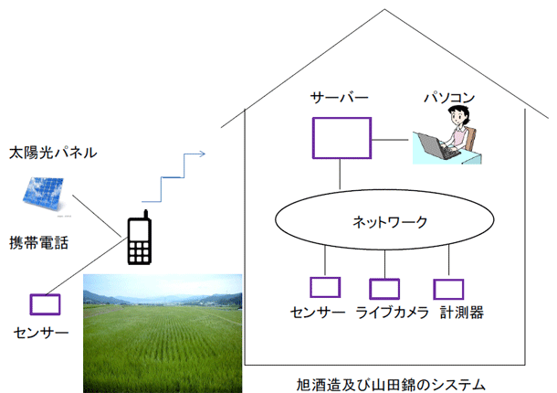 旭酒造及び山田錦のシステム