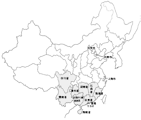 図1　汎珠江デルタ経済圏の構成地域
