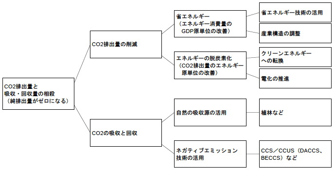 図表5 カーボンニュートラルに向けた方策 図表5 カーボンニュートラルに向けた方策