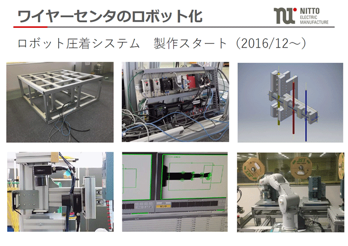 ワイヤーセンタのロボット化 ワイヤーセンタのロボット化