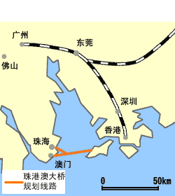 图 珠港澳大桥规划